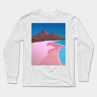 Pink Beach Long Sleeve T-Shirt